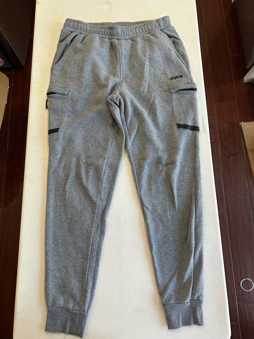 Mitre Men's Grey Jogger Pants - Comfortable Everyday Sweatpants